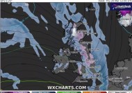 英国降雪地图显示准确日期，北极风暴将以每小时2厘米的速度袭击英国，只有一个地方幸免